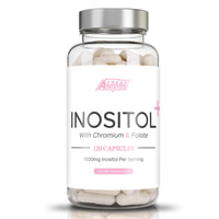 Myo Inositol Capsules by Freak Athletics - Inositol Capsules with Chromium & Folate - 120 Capsules Vegan & Vegetarian Friendly - UK Made