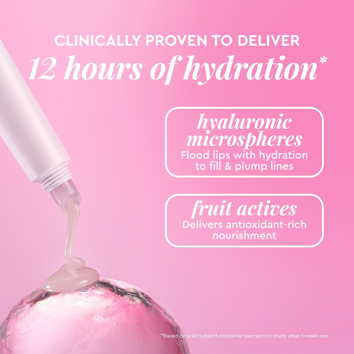 Glow Recipe Glass Balm Lip Treatment - 12Hr Hydrating Lip Balm & Moisturizer with Hyaluronic Acid to Smooth, Plump & Protect from Dryness, High Shine Finish - Clear Tint, Ice Bingsoo (15 ml)