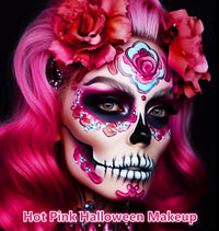 Go Ho 6 Colors Hot Pink Face Body Paint,Cream Washable Formula Face Paint for Halloween Cosplay,Body Paint SFX Makeup Palette,Professional Face Paint Makeup