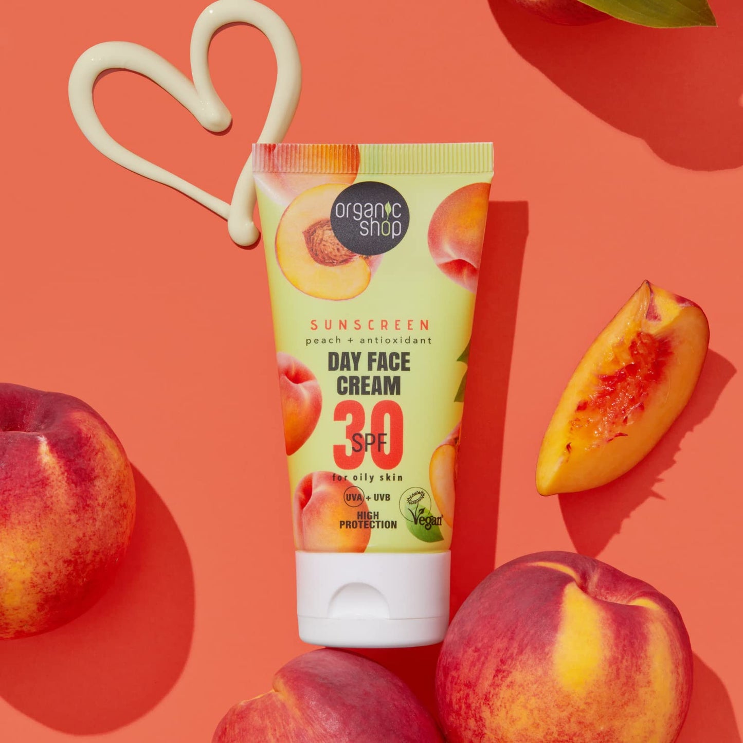 Organic Shop Suncare Day Face Cream 30 SPF Oily skin, 50 ml