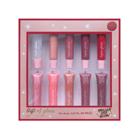 Holler and Glow Get Set Gloss Lip Liner and Lip Gloss 10-Piece Gift Set, Includes Lip Liners and Colour Matched Lip Glosses