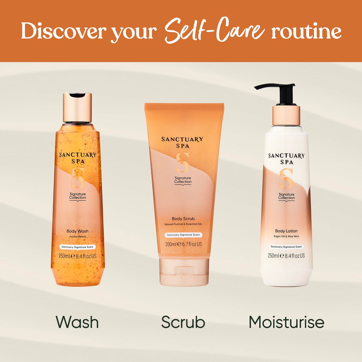 SANCTUARY Sanctuary Spa Moisturising Body Lotion, No Mineral Oil, Cruelty Free & Vegan Body Moisturiser for Dry Skin, 250ml