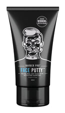 BARBER PRO Face Putty Peel Off Mask with Activated Charcoal | Detoxifying, Cleansing, & Brightening | Peel Off Face Masks | Mens Skincare |