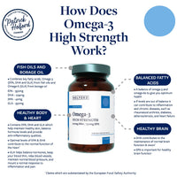 Patrick Holford Patrick HOLFORD Essential Omegas/Omega-3 & 6 Supplement/for Heart, Brain & Vision Support / 4 Nutrients/EPA 350mg, DHA 224mg, DPA 42mg, GLA 50mg / 120 Capsules/for Women & Men