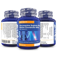 Glucosamine and Chondroitin high Strength, 120 Capsules. Maintains Normal Joint Cartilage. Glucosamine and Chondroitin Capsules with Vitamin C Joint Care Supplement. UK Supplier.