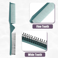 VOCOSTE Folding Hair Comb, Travel Portable Folding Mini Hair Comb, Green