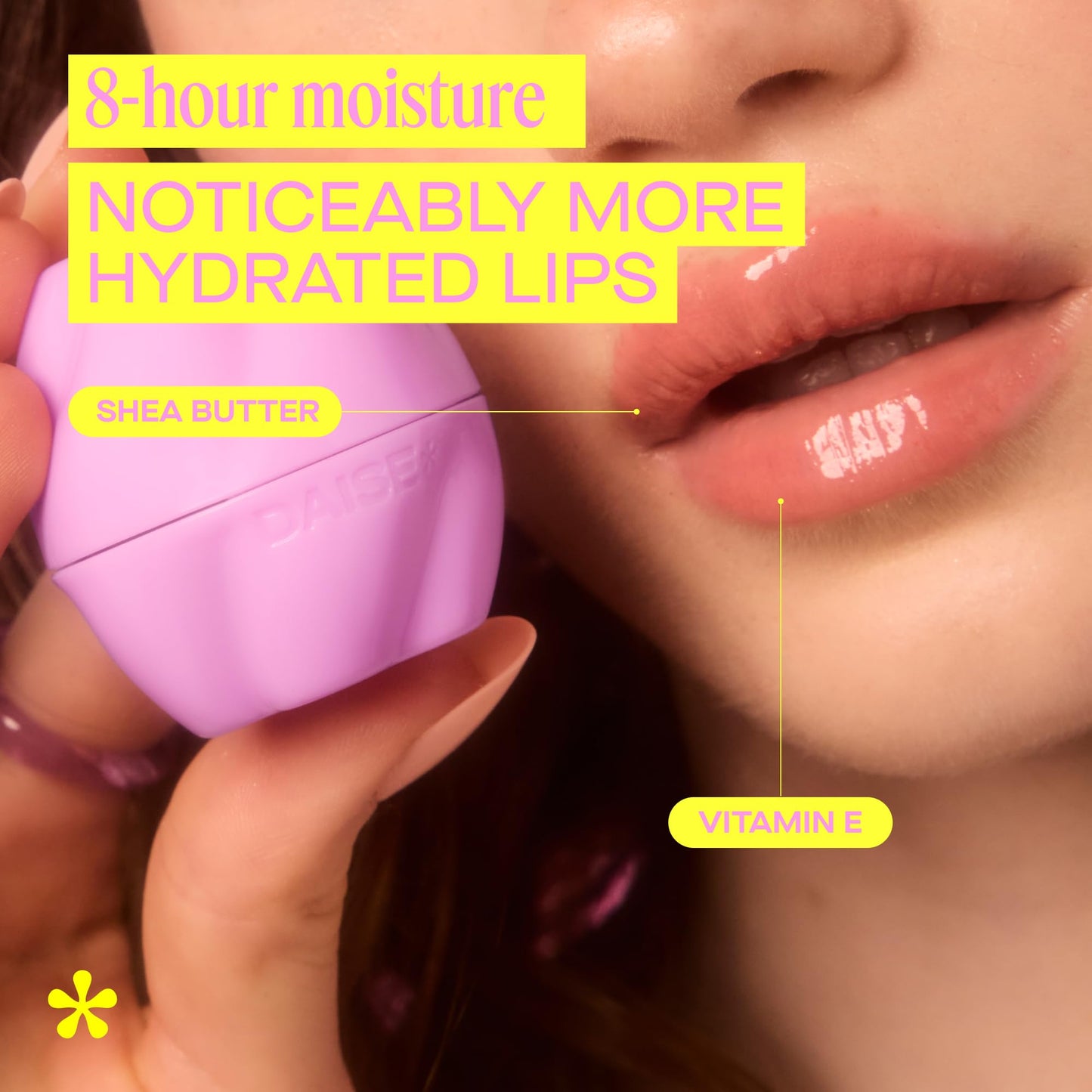 Daise DAISE Hydrating Lip Balm 7 Pack in Watermelon Crush with Vitamin E and Shea Butter, 7 g each