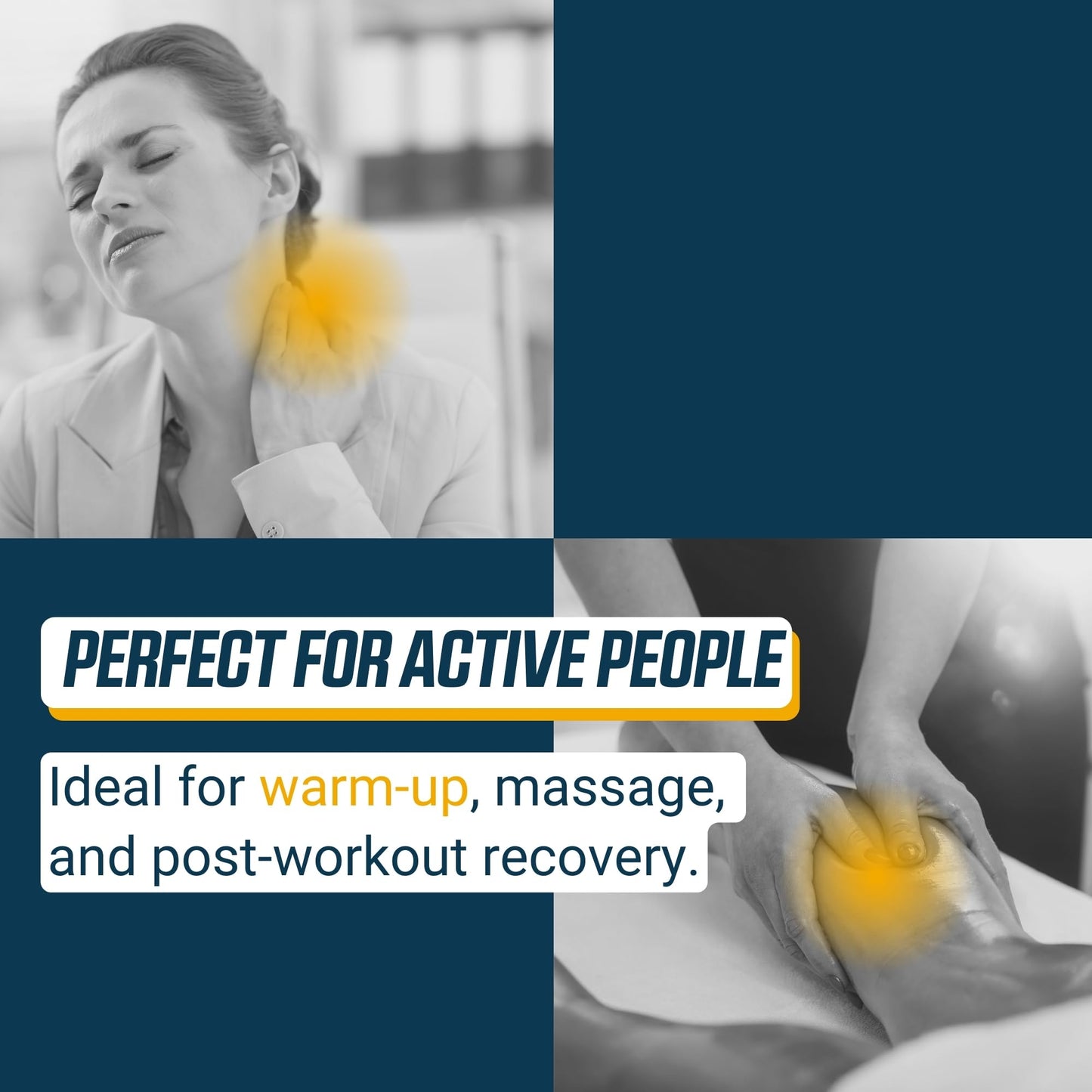 Surpass-Care SURPASS Warm up & Recovery Balm 200 ml - HotFlux Muscle & Joints Relief Rub - Innovative Body Warming - After Sport Recovery Support - Feet, Neck & Shoulders, Lower Back, Knees - No Irritation