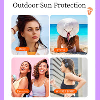 KAYZON 2Pcs Sunscreen SPF 100+, Sun Cream SPF PA+++, Face Moisturiser Sun Serum Korean Skin Care, Ultra Light UV Protetion Face Sunscreen, Factor 100 High Protection Sun Essence - Refreshing & No Sticky