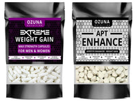 OZUNA NUTRITION Extreme Weight Gain Anabolic & Appetite Stimulant Bundle – Weight Gainer for Women & Men - Fast Mass Gainer Supplement & Muscle Growth Pills – Made in the UK
