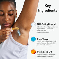 Elsa's Organic Skin Foods - Natural Armpit Restore Serum - Hydrating Serum - 2% BHA Salicylic Acid - For Reducing Irritation - Hydration & Moisture Boosting - Antipigmentation