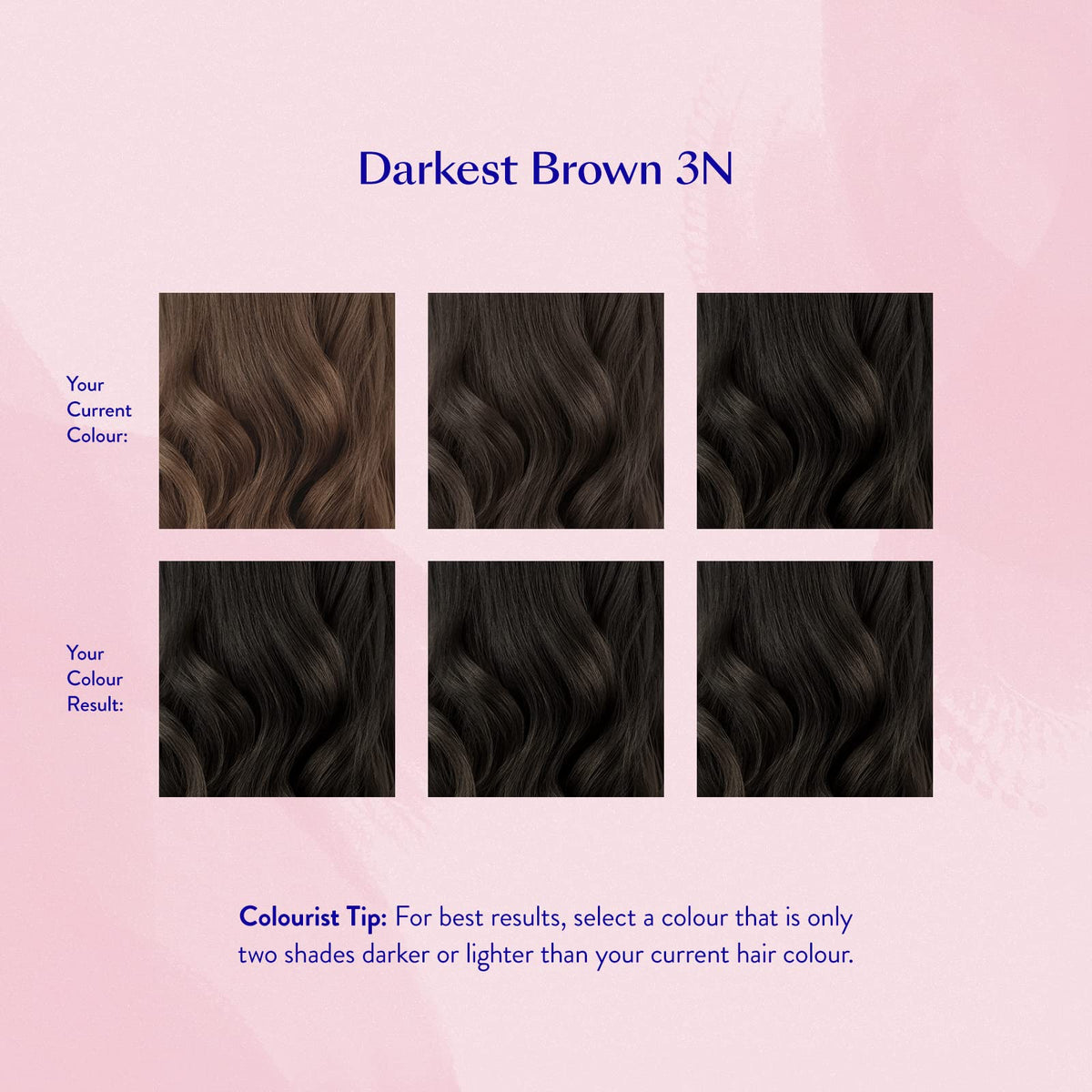 eSalon Permanent Hair Colour Set in Darkest Brown 3N