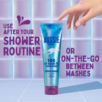 Aussie Super Serum Leave-in Conditioner Hair Serum Treatment, for Dry, Damaged Hair. 100 Hours of Hydration, Smooth, Soften, Detangle, Prevent Split Ends and Boost Shine, 160ml