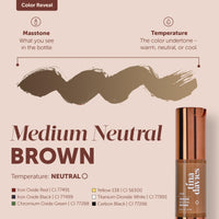 Tina Davies FADE Eyebrow Pigments, Medium Neutral Brown 15ml