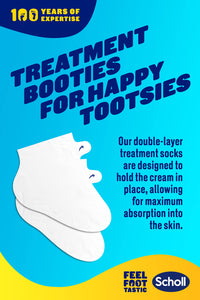 Dr. Scholl's Scholl Expertare Dry Skin Foot Mask - Nourishing Foot Mask with Coconut Oil, Urea, and Shea Butter - Up To 24-Hour Moisture for Dry Foot Skin - 6 Pairs of Foot Mask Socks