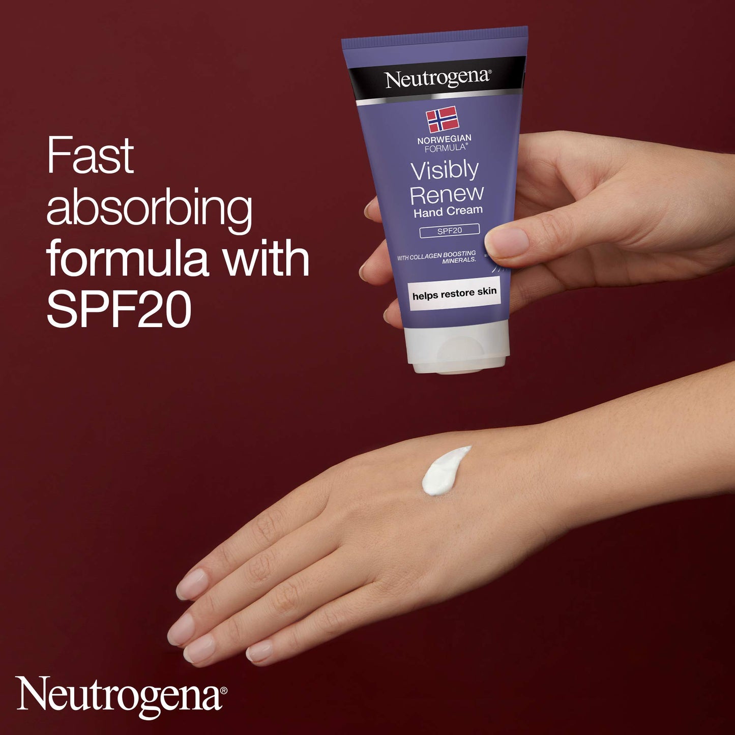 Neutrogena Norwegian Formula Visibly Renew Supple Touch Hand Cream SPF 20, 75 ml