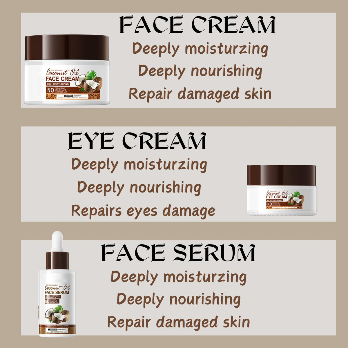 Cureluxe 12pcs Coconut Skin Care Sets & Kits Gifts for Teenage Girls - Facial Skincare Set - Pamper Gifts For Women with Cleanser,Serum,Face Cream,Eye Cream,Face Mask,Lip Balm,Lip Mask - Moist,Repair,Nourish