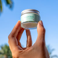 WildMint Bright Eyes Cream with Hyaluronic Acid | Brightening & Firming Eye Cream for Sensitive, Dry, Mature Skin | Reduces Dark Circles & Puffiness | UK Made Vegan & Cruelty-Free Skincare | 30ml