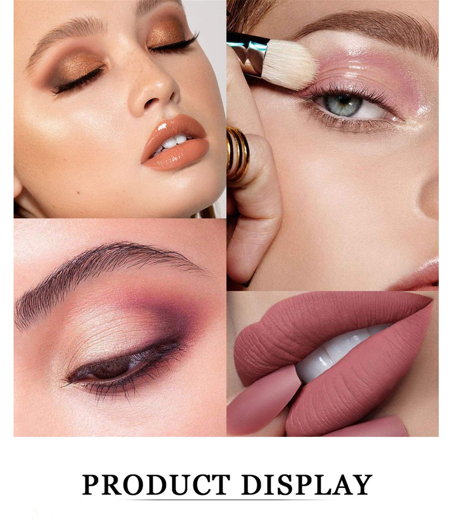 Professional Makeup Set,MKNZOME Make Up Set With Make-up Bag Portable Travel Makeup Kit Birthday Xmas Makeup Gift Set Eyeshadow Palette Foudation Concealer for Women Girls