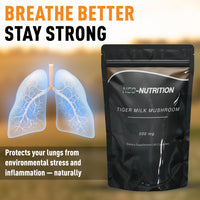 Tiger Milk Mushroom Capsules 500mg | High Strength | Pure & Natural Supplement | No Fillers or Binders | Vegan | Cognitive & Immune Support | UK NEO