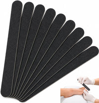 Algeos Professional Double Sided Foot & Nail File and Emery Boards, 10 Pack