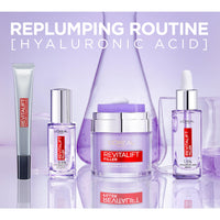 L'Oreal Paris L’Oréal Paris Revitalift Filler Replumping Anti-Ageing Eye Cream, Formulated for eye-area, Moisturiser Targets Deep Wrinkles & Replumps Under-Eye Area, Formulated with Hyaluronic Acid, 15ml