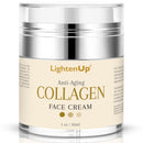 OMIC Lighten-Up LightenUp Collagen Cream for Face - 1 fl oz / 30 ml - Antiaging, Fine Lines and Neck, Moisturizing and Hydrating Creams, Age Spots, with Hyaluronic Acid, for Women and Men, Made in USA