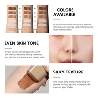 NLFOX Skin Tint Foundation - Natural Foundation Stick - Even skin Tone Balm foundation - Portable Serum founDation Moisturizing Essence Stick - Beauty Balm Serum Boosted Tint Concealer (Colour, # 06)