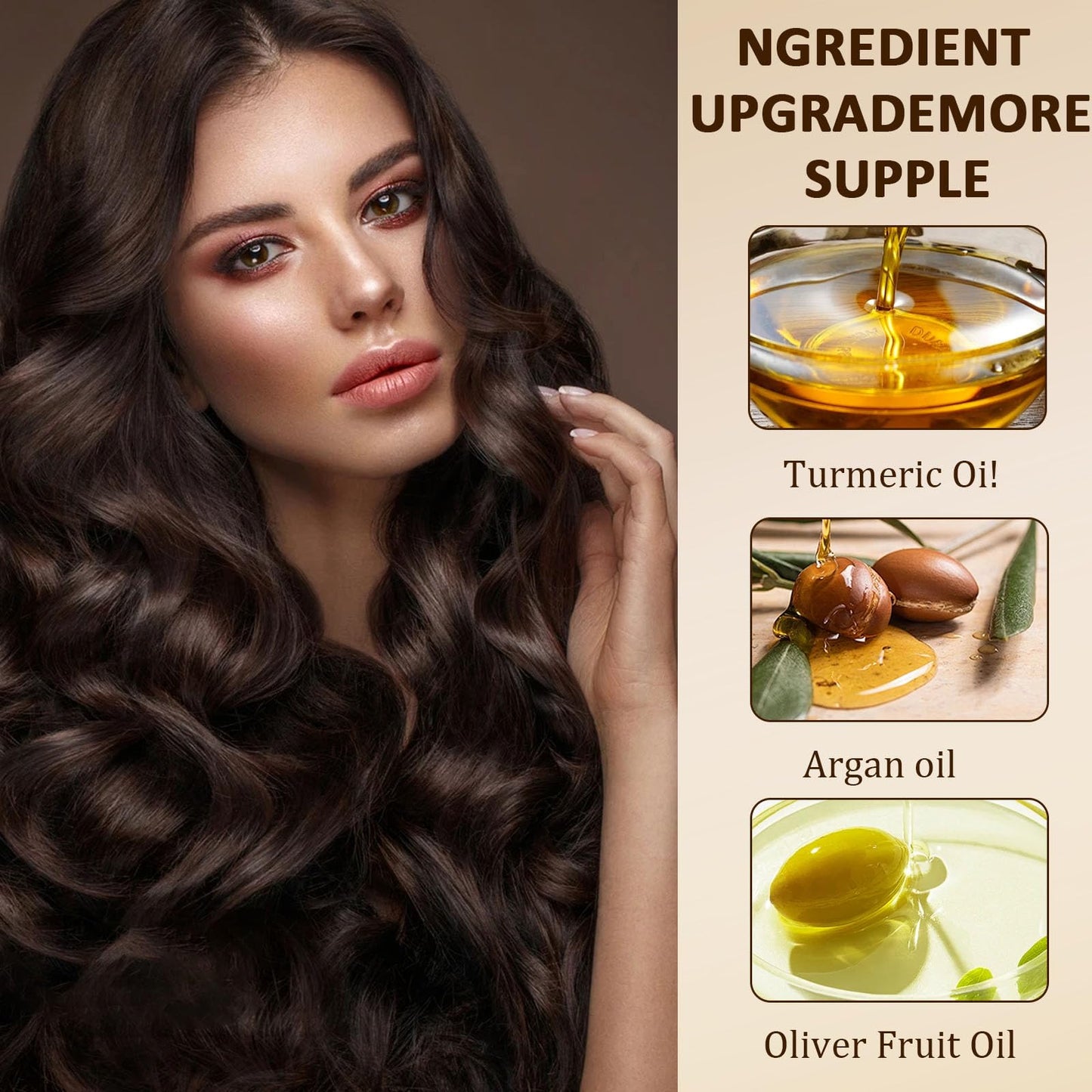 LINXINS Nova Hair Dye Shampoo, NovaHair Instant Dye Shampoo for Men & Women, Natural Hair Color Shampoo for Hair Dyeing Nourishing Hair Growth - Dark Brown