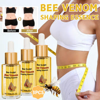Trendyfave 3PCS Bee Venom Essence Oil Drops - Natural Belly Button & Body Oil for Lymphatic Drainage, Relaxation, Detox Formula, Skin Care, Digestive Support - Fast-Absorbing Pure Oil for Holistic Wellness