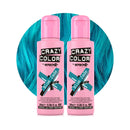 Crazy Color Blue Jade Semi Permanent Hair Dye Duo 200ml
