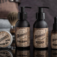 BY CAROBELS BEARDBURYS Beardburys Beard and Mustache Shampoo, Gentle Cleanser, Hydrates and Softens, Paraben-Free, Ideal for Daily Use, Suitable for All Beard Types 150ml