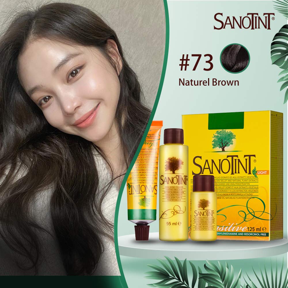 Sanotint Classic Hair Color Imported From Italy (125 ml) (Light Natural Brown)