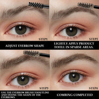 YKKYK Eyebrow Gel Waterproof Formula Creamy Gel Brow Gel, Volumizing, Buildable, Long-Wear Formula for Brow Colour and Structure Non-Sticky, Smudge-Proof and Non-Flaking Instant Brow Styler (#Cool Blonde)