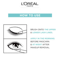 L'Oreal Paris Clinically Proven Lash Serum, For Stronger, Thicker-Looking Lashes, Fortified, Less Lash Loss & Fuller Fringe With Castor Oil & Hyaluronic Acid