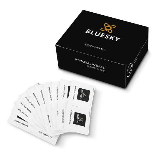 BLUESKY Bluesky Acetone Gel Polish Remover Wraps Pre Soaked, Soak Off Nail Varnish Removal Pads - 200 Pack, Packaging may vary