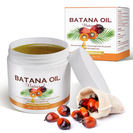 Generic 100% Pure & Natural Batana Hair Growth Oil (220g)-Eliminates Split Ends-Prevent Hair Loss-Increases Shine for Men & Women-For Thicker & Stronger Hair-Repairs Damaged Hair & Skin For Men & Women,7.8 Oz