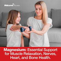 Welcome Pharma Sugar-Free Pure Magnesium Glycinate Gummies — High Strength 1000mg/Serving for Muscle Relaxation, Sleep Support & Stress Relief — Vegan, Non-GMO, Gluten-Free, Lab Tested (60 Gummies)