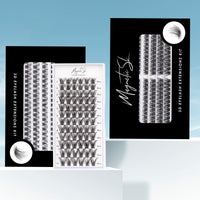 Magnetic SL Individual Lashes 120 Cluster Lashes 3D False Eyelashes Natural Look D Curl Reusable Fluffy Lash Extension Kit with Applicator and Lash Bond and Seal DIY Cluster Eyelash Extensions Mix 10-16MM-DM01