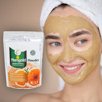 SVATV Marigold Powder | Calendula Powder | Skin Exfoliation | Relieves skin impurities | Tightens the Skin | Paraben & Sulfate Free - 227g, Half Pound, 8 Ounce