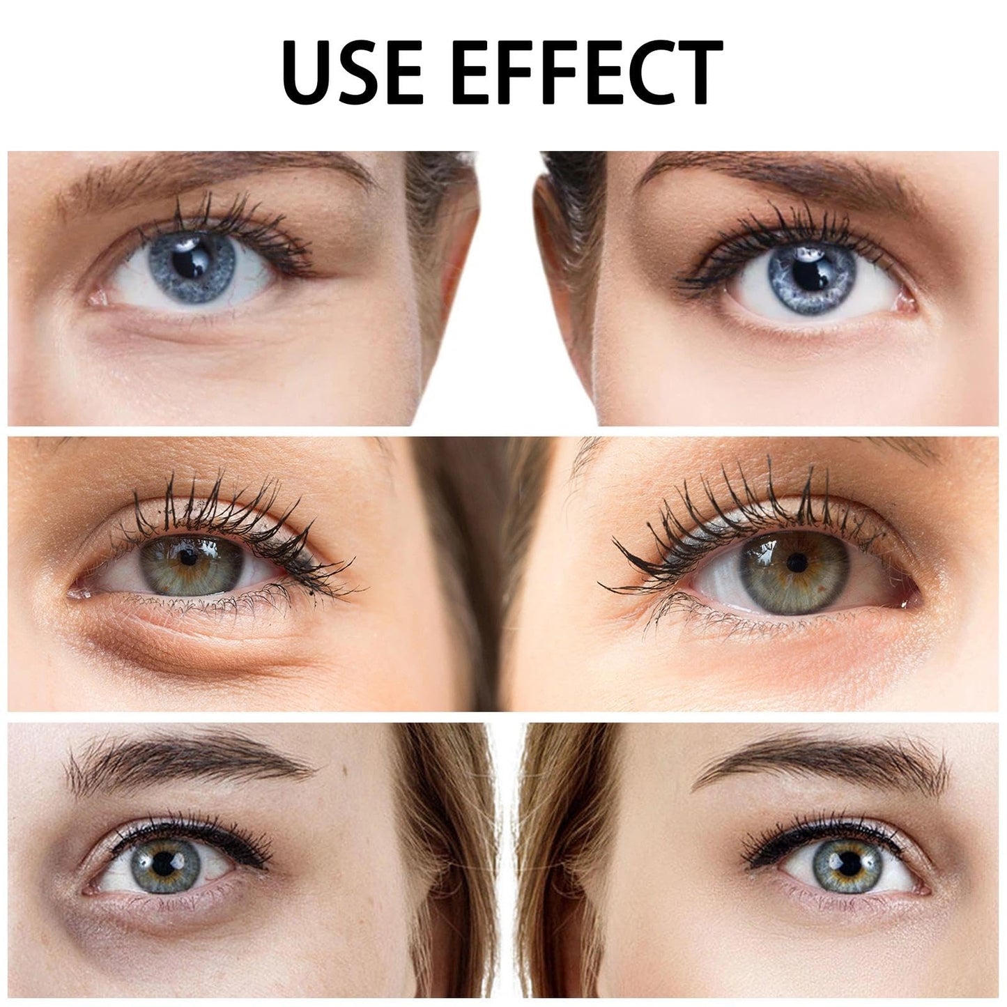 AuraAnge 60 PCS Seaweed Under Eye Gel Patches – For bags, dark circles and bags under the eyes. Hydrating Formula for Refreshed, Delicate Skin. Suitable for Men & Women