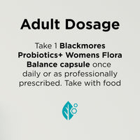 Blackmores Probiotics+ Womens Flora Balance 30 Capsules