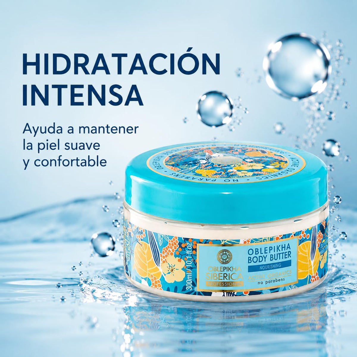 Natura Siberica Body Butter Oblepikha Deep Hydration & Intense Nourishment 300 ml