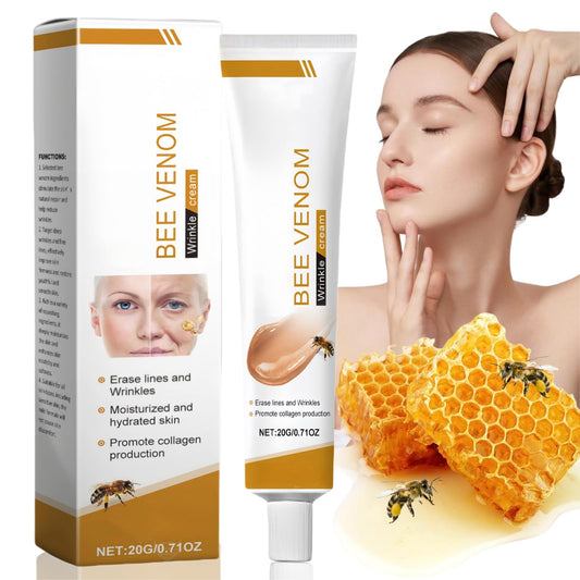Ruojiar Bee Venom Wrinkle Removal Cream,Face Cream for Women,Bee Venom Anti-Wrinkle Cream,Skin Firming Cream,Bee Venom Skin Treatment Cream,Anti Wrinkle Firming Multi Purpose Cream,Skin Tightening Cream