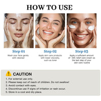 RUICHING 345 Relief Cream, 345 Cream Soothing Moisturizing Barrier Cream, Repaire Cream Lightweight non-greasy Face Moisturizer for All Skin Types