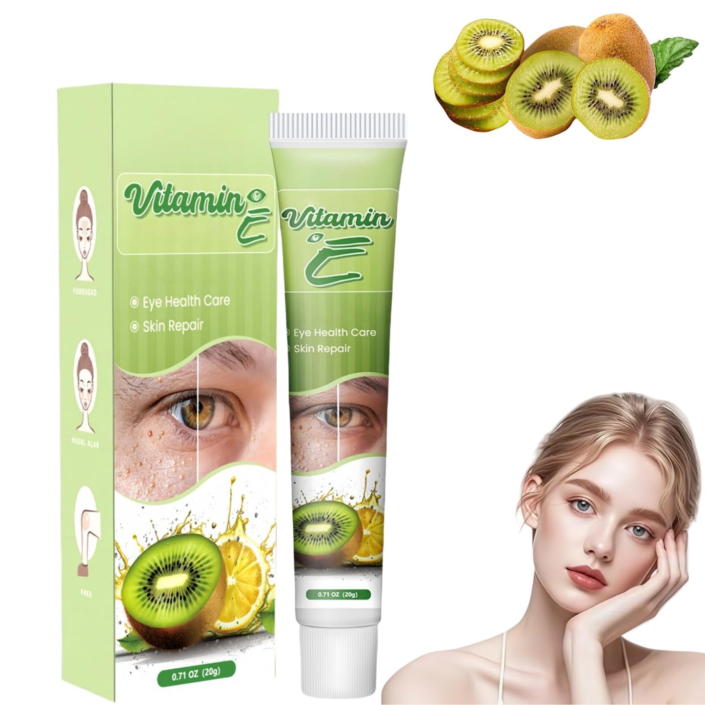 ShunJian Milia Remover, Milia Removal Cream & Brightening Eye Cream, Relieves Fat Par/ticles & Bumps, Milia Treatment for Eye & Face, Wrinkles Remover & Dark Circles Treatment, Firming & Moisturizing