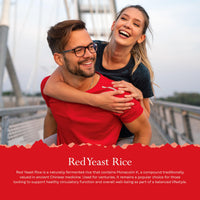 SOLARAY Red Yeast Rice - 90 Vegan Capsules - High Strength Supplement with Monacolin K - Lab Verified - Solaray