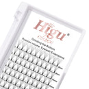 Higu clace Premade Fans Volume Eyelash Extensions 3D|4D|5D|6D 0.07/0.10mm Curl C/D 8mm~18mm 5D 0.07 D Mix-8-15mm Short Stem Russian Premade Lash Extension Fans (5D 0.07 D Mix 8-15)