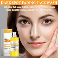Turmeric Face Wash, 100% Organic Turmeric Glow Scrub for Deep Cleaning, Remove Makeup, Brightens and Firms Skin, Helps to Reduce Acne and Dark Spots(100ml)