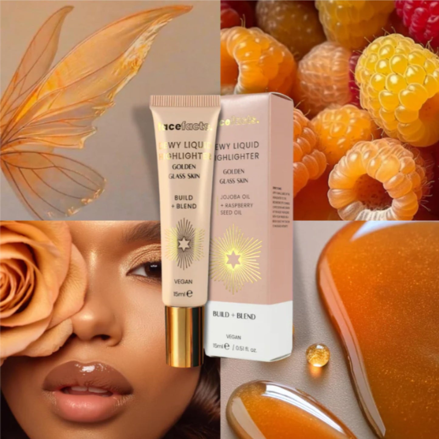 Face Facts Glow Tinted Skincare Dewy Liquid Highlighter - 15ml